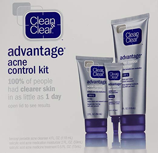 Clean & Clear Advantage Acne Treatment Control Kit 2